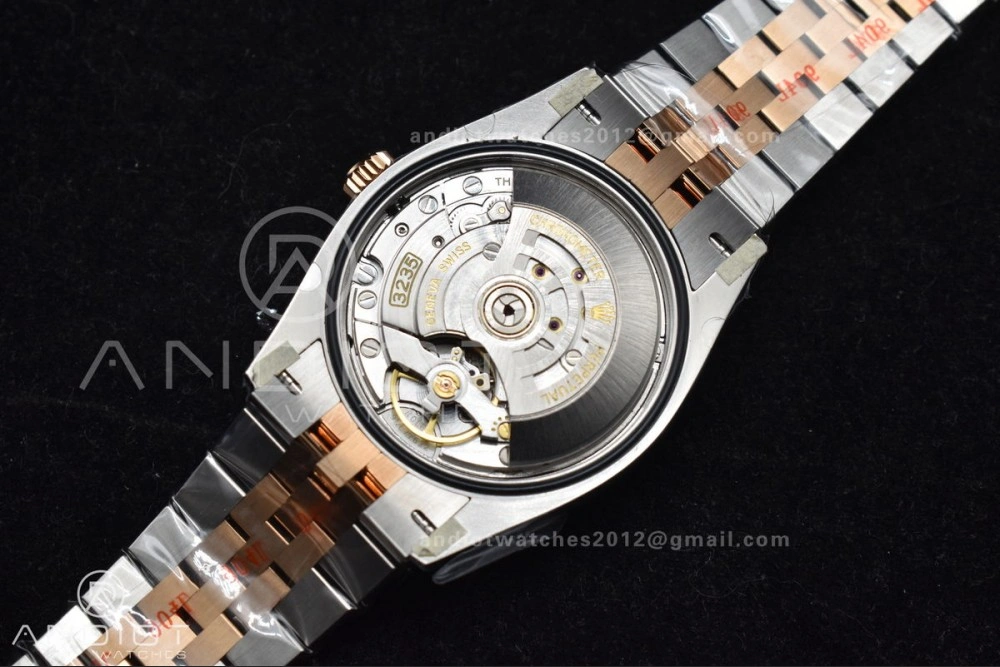 DateJust 36 126231 Clean 1:1 Best Edition 904L Steel Gray DIal Green Roman Marker on SS RG Jubilee Bracelet VR Premium 567