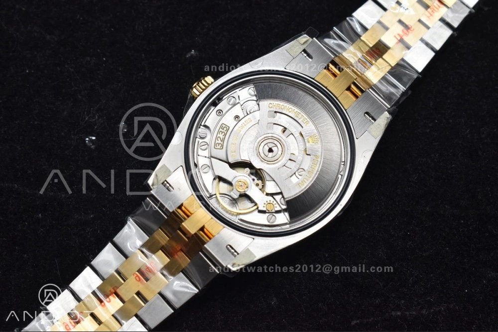 Effortless DateJust 36 126233 Clean 1:1 Best Edition 904L Steel Black Diamonds Dial on SS YG Jubilee Bracelet VR 556