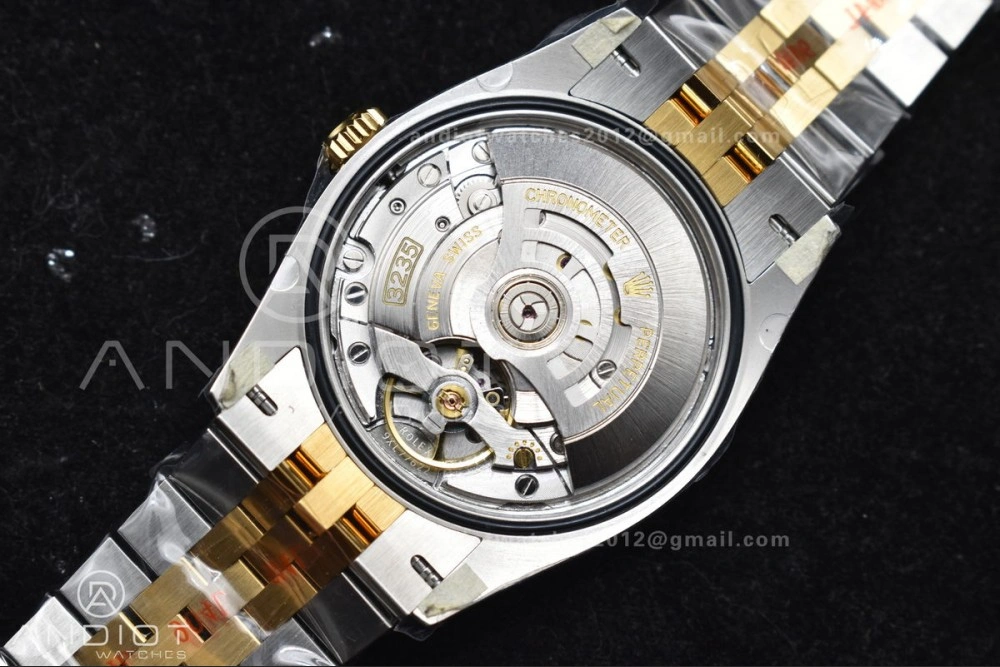 Effortless DateJust 36 126233 Clean 1:1 Best Edition 904L Steel Black Diamonds Dial on SS YG Jubilee Bracelet VR 556