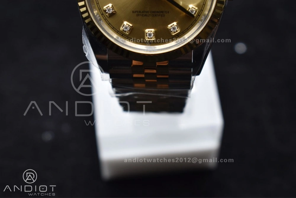 StreetReady DateJust 36 126233 Clean 1:1 Best Edition 904L Steel YG Diamonds Dial on SS YG Jubilee Bracelet VR 558
