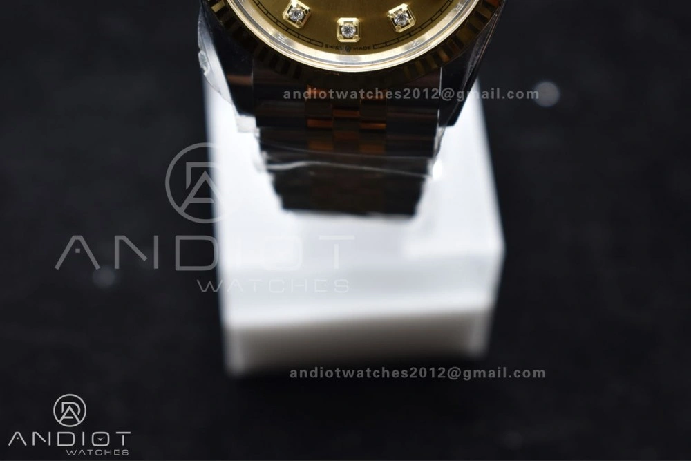StreetReady DateJust 36 126233 Clean 1:1 Best Edition 904L Steel YG Diamonds Dial on SS YG Jubilee Bracelet VR 558
