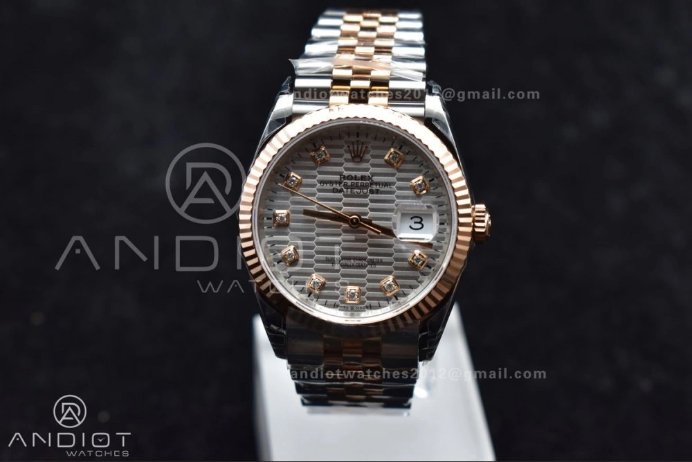 DateJust 36 126234 904L SS VSF 1:1 Best Edition Silver Dial Diamond Markers On Jubilee Bracelet VS Functional 563