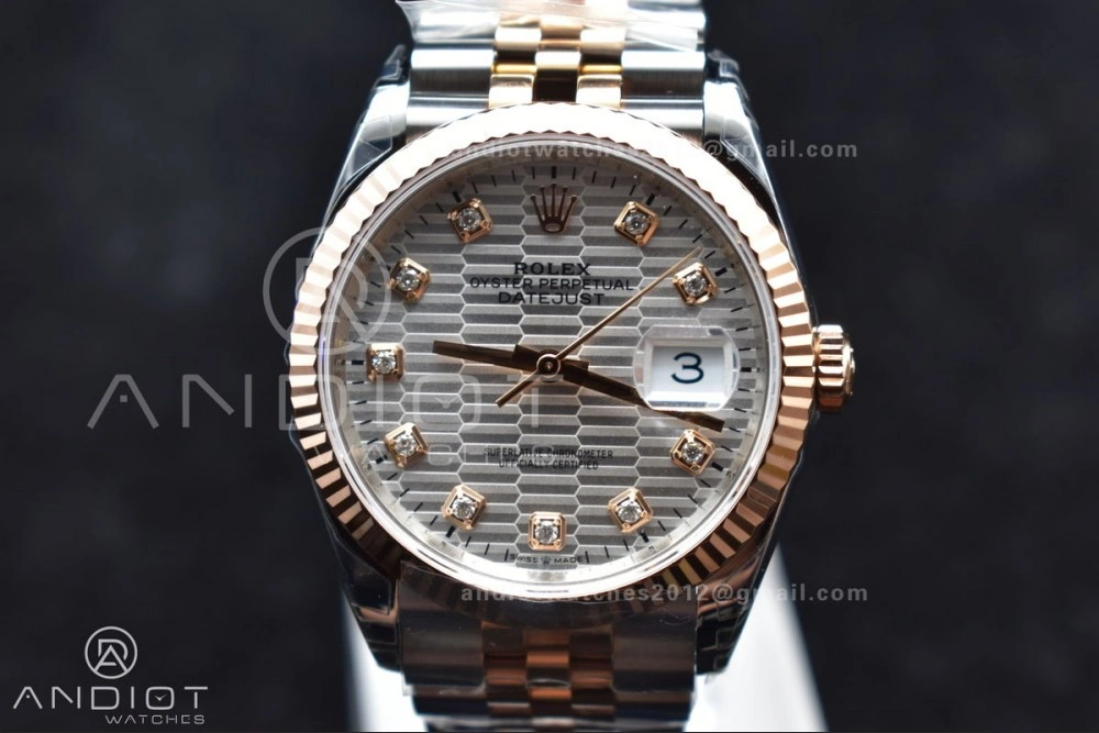 DateJust 36 126234 904L SS VSF 1:1 Best Edition Silver Dial Diamond Markers On Jubilee Bracelet VS Functional 563