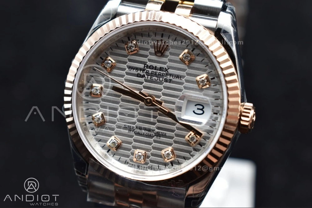 DateJust 36 126234 904L SS VSF 1:1 Best Edition Silver Dial Diamond Markers On Jubilee Bracelet VS Functional 563