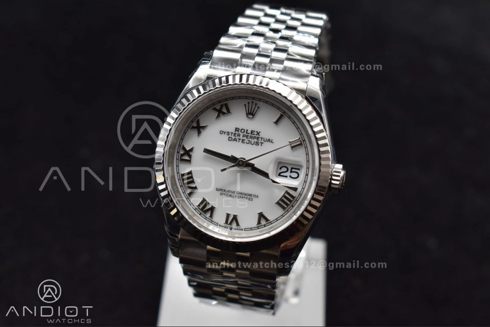 DateJust 36 126234 904L SS VSF 1:1 Best Edition White Dial Roman Markers on Jubilee Bracelet VS QuickDry 391