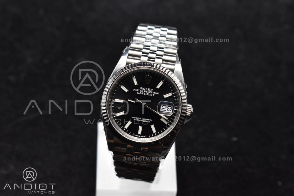 DateJust 36 126234 Clean 1:1 Best Edition 904L Steel Black Stick Dial on Jubilee Bracelet VR Seasonal 559