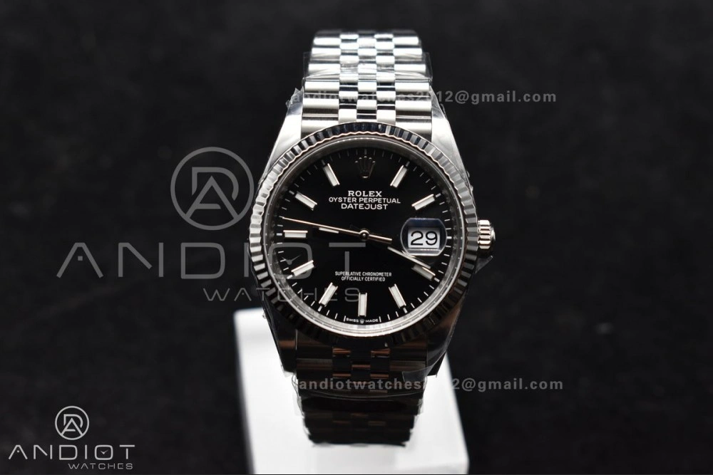 DateJust 36 126234 Clean 1:1 Best Edition 904L Steel Black Stick Dial on Jubilee Bracelet VR Seasonal 559