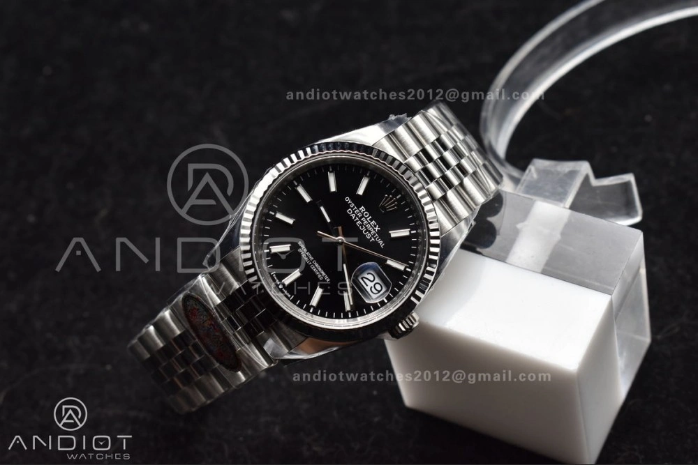 DateJust 36 126234 Clean 1:1 Best Edition 904L Steel Black Stick Dial on Jubilee Bracelet VR Seasonal 559