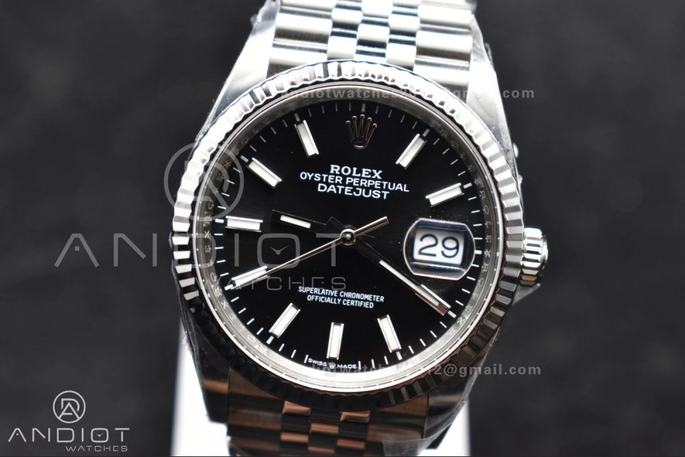 DateJust 36 126234 Clean 1:1 Best Edition 904L Steel Black Stick Dial on Jubilee Bracelet VR Seasonal 559