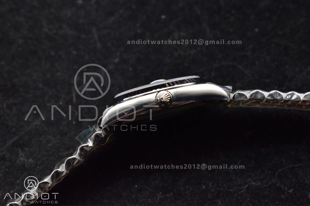 DateJust 36 126234 Clean 1:1 Best Edition 904L Steel Gray Dial Green Roman Markers on Jubilee Bracelet VR Colorful 562