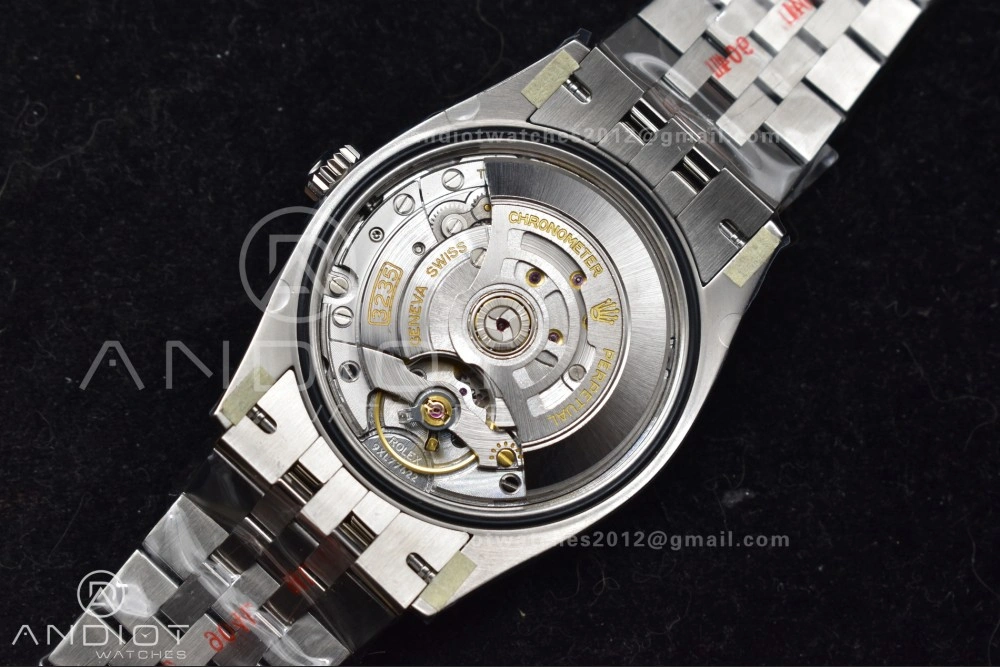 DateJust 36 126234 Clean 1:1 Best Edition 904L Steel Gray Dial Green Roman Markers on Jubilee Bracelet VR Colorful 562