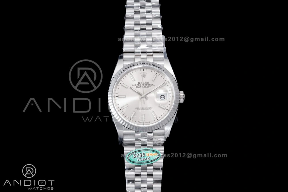 MultiPurpose DateJust 36 126234 Clean 1:1 Best Edition 904L Steel Silver Stick Dial on Jubilee Bracelet SH 568