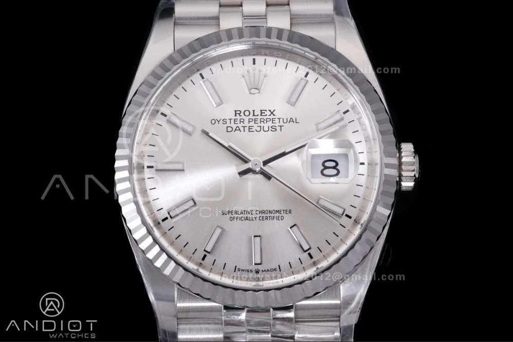 MultiPurpose DateJust 36 126234 Clean 1:1 Best Edition 904L Steel Silver Stick Dial on Jubilee Bracelet SH 568