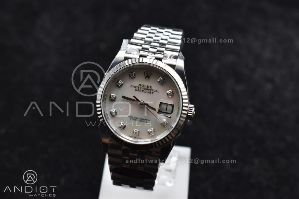 DateJust 36 126234 Clean 1:1 Best Edition 904L Steel White MOP Diamonds Dial on Jubilee Bracelet VR WellDesigned 570