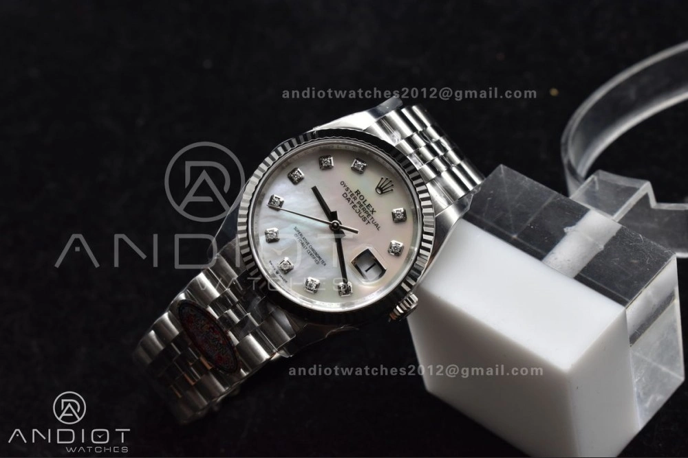 DateJust 36 126234 Clean 1:1 Best Edition 904L Steel White MOP Diamonds Dial on Jubilee Bracelet VR WellDesigned 570