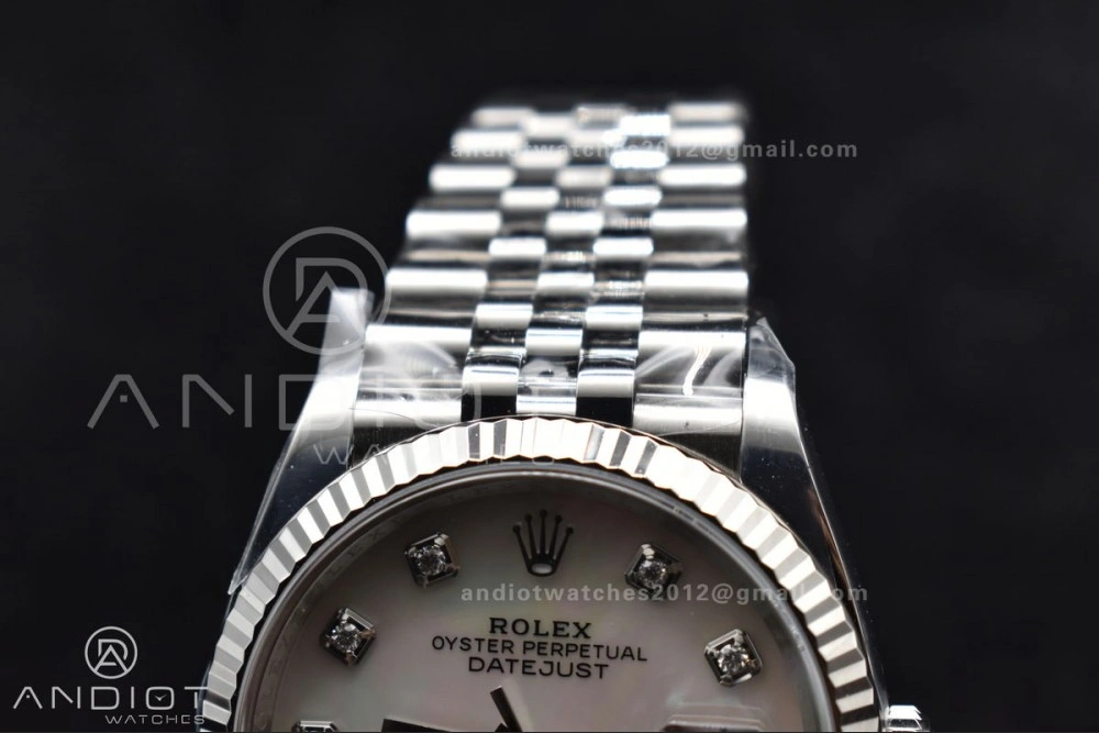DateJust 36 126234 Clean 1:1 Best Edition 904L Steel White MOP Diamonds Dial on Jubilee Bracelet VR WellDesigned 570