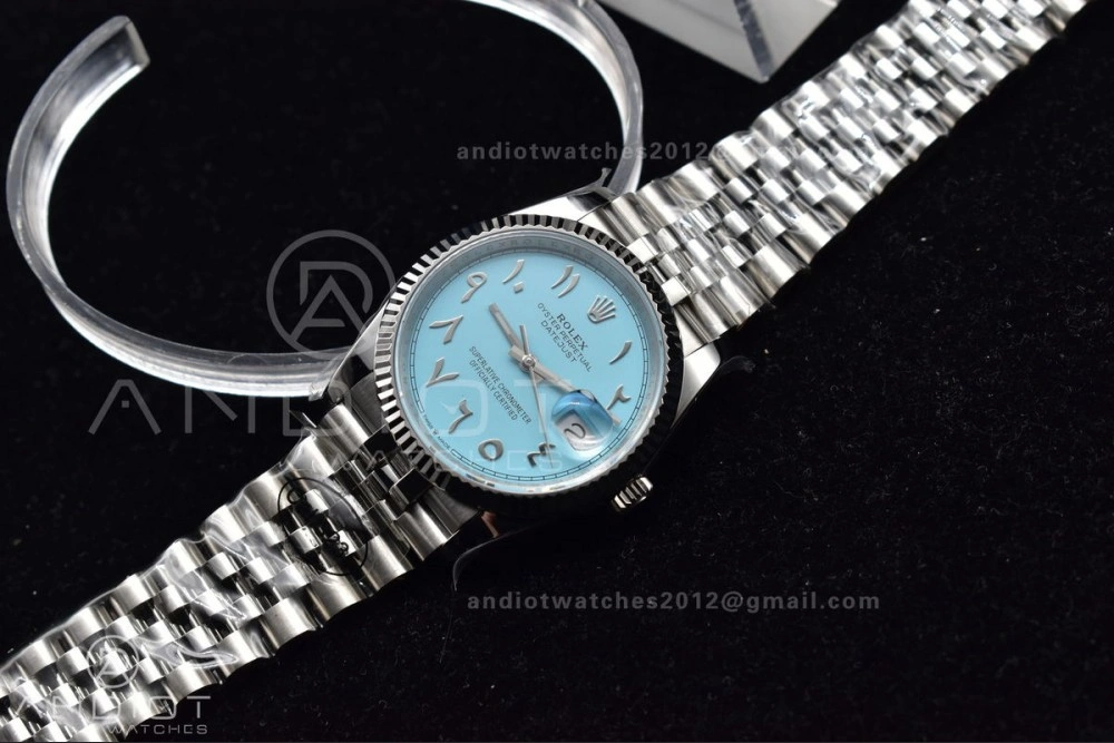 DateJust 36 126234 DIWF 1:1 Best Edition 904L Steel Tiffany Blue Dial Arabic Marker on Jubilee Bracelet SA Soft 566