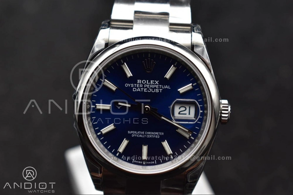ZeroBulk DateJust 36 SS 126200 904L Steel VSF 1:1 Best Edition Blue Dial on Oyster Bracelet VS 569