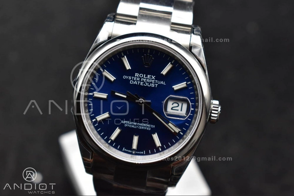 ZeroBulk DateJust 36 SS 126200 904L Steel VSF 1:1 Best Edition Blue Dial on Oyster Bracelet VS 569