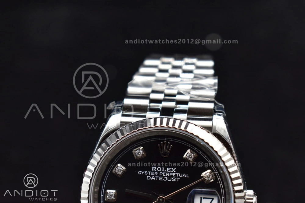 Colorful DateJust 36 SS 126234 VSF 1:1 Best Edition 904L Steel Black Diamond Dial On Jubilee Bracelet VS 410