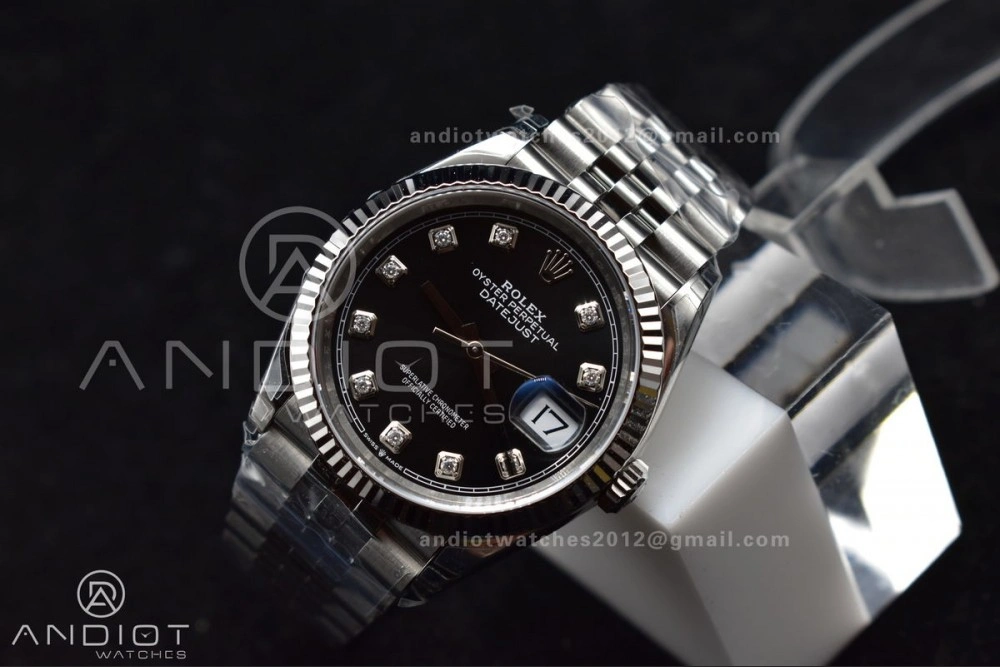 Colorful DateJust 36 SS 126234 VSF 1:1 Best Edition 904L Steel Black Diamond Dial On Jubilee Bracelet VS 410
