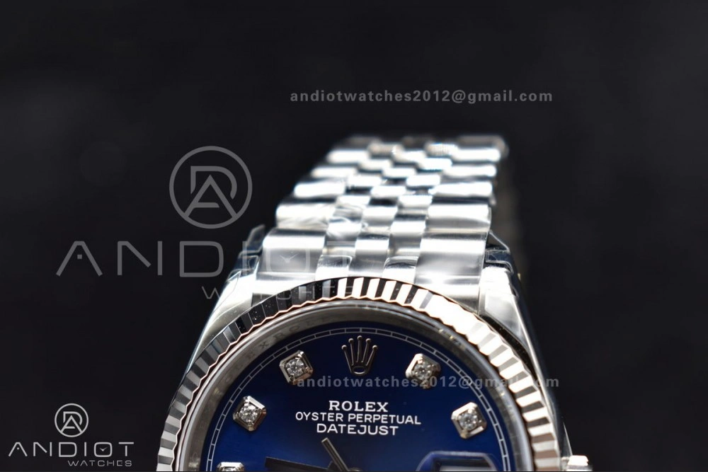DateJust 36 SS 126234 VSF 1:1 Best Edition 904L Steel Blue Diamond Dial On Jubilee Bracelet VS MoistureWicking 400