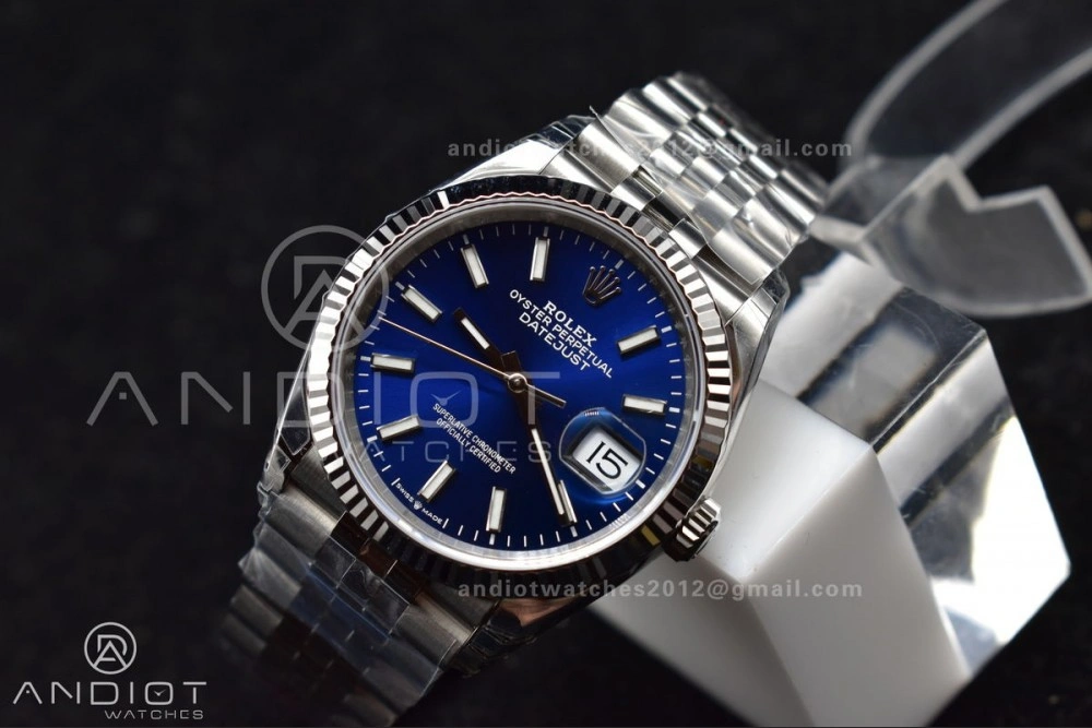 DateJust 36 SS 126234 VSF 1:1 Best Edition 904L Steel Blue Stick Dial On Jubilee Bracelet VS Seasonal 420