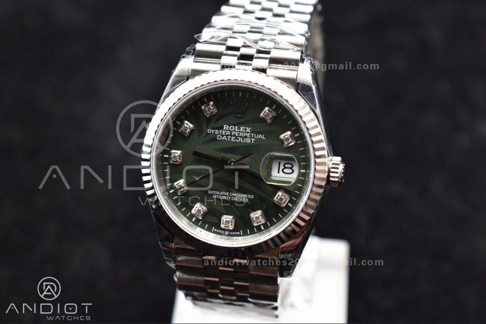 DateJust 36 SS 126234 VSF 1:1 Best Edition 904L Steel Green Diamond Dial On Jubilee Bracelet VS ModernLook 573