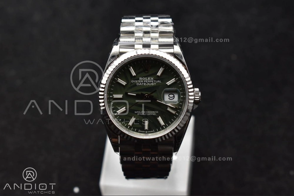 ComfortFit DateJust 36 SS 126234 VSF 1:1 Best Edition 904L Steel Green Leaf Dial on Jubilee Bracelet VS 576