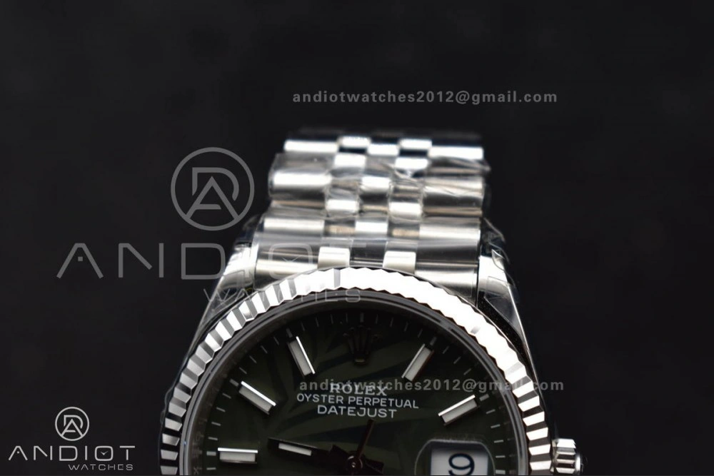 ComfortFit DateJust 36 SS 126234 VSF 1:1 Best Edition 904L Steel Green Leaf Dial on Jubilee Bracelet VS 576