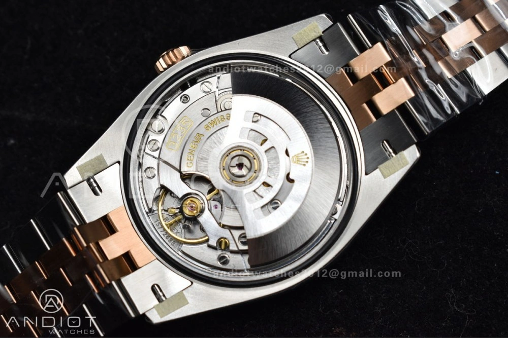 WrinkleFree DateJust 36 SS 126281rbr VSF 1:1 Best Edition 904L Steel RG Roman Dial on Jubilee Bracelet VS 572