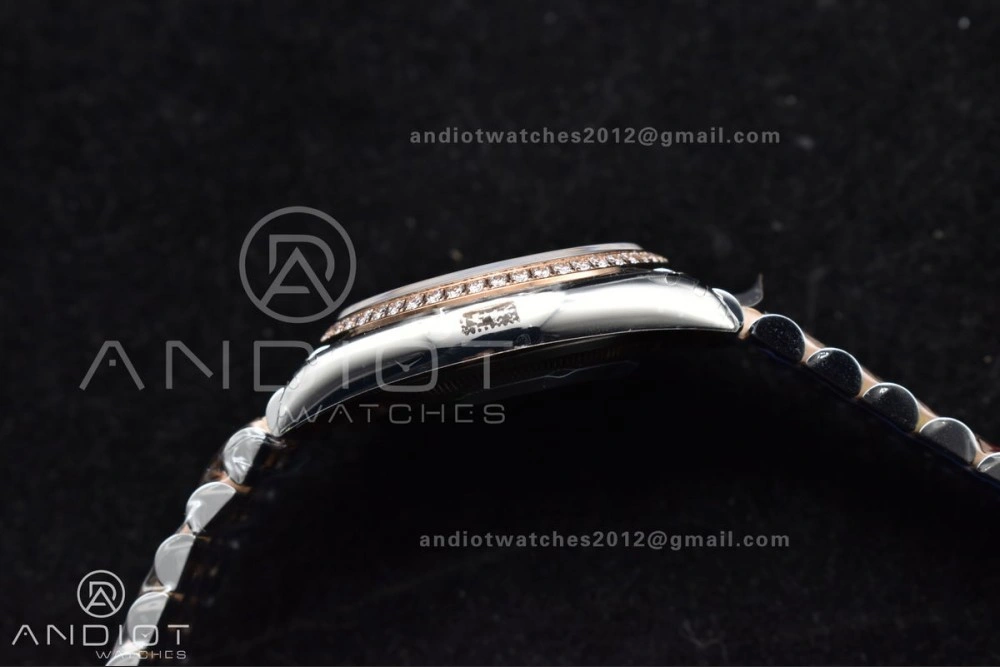 DateJust 36 SS 126281rbr VSF 1:1 Best Edition 904L Steel Silver Textured Dial on Jubilee Bracelet VS Supportive 574
