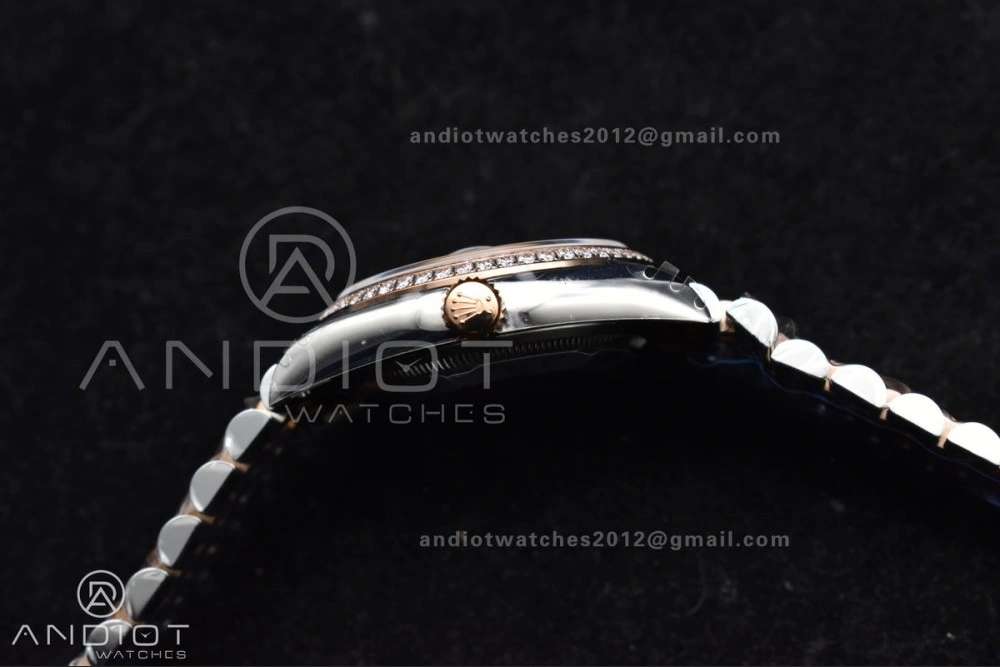 DateJust 36 SS 126281rbr VSF 1:1 Best Edition 904L Steel Silver Textured Dial on Jubilee Bracelet VS Supportive 574