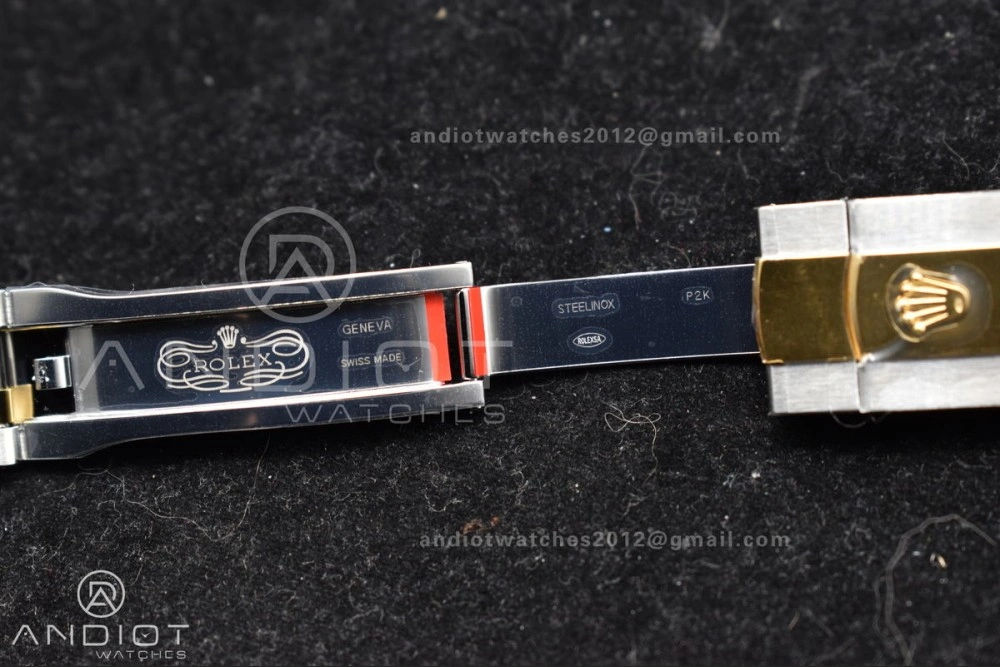 DateJust 36 SS 126283rbr VSF 1:1 Best Edition 904L Steel YG Textured Dial on Jubilee Bracelet VS Packable 575