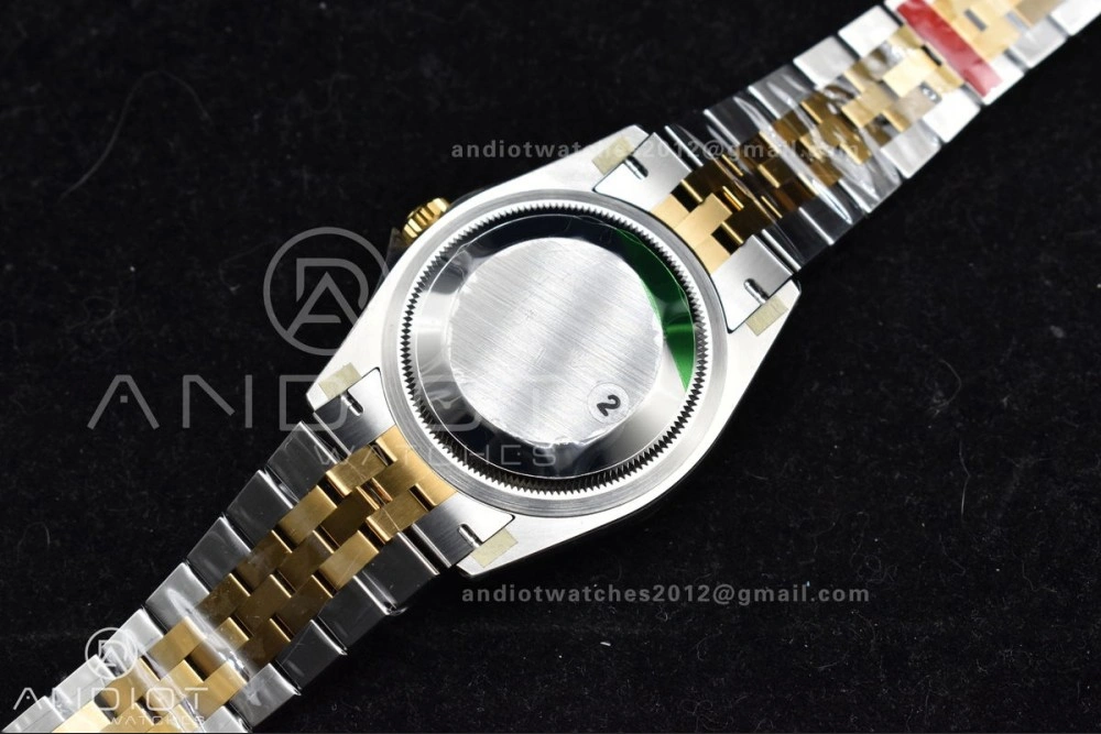 DateJust 36 SS 126283rbr VSF 1:1 Best Edition 904L Steel YG Textured Dial on Jubilee Bracelet VS Packable 575