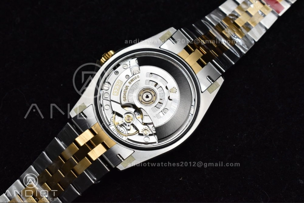 DateJust 36 SS 126283rbr VSF 1:1 Best Edition 904L Steel YG Textured Dial on Jubilee Bracelet VS Packable 575
