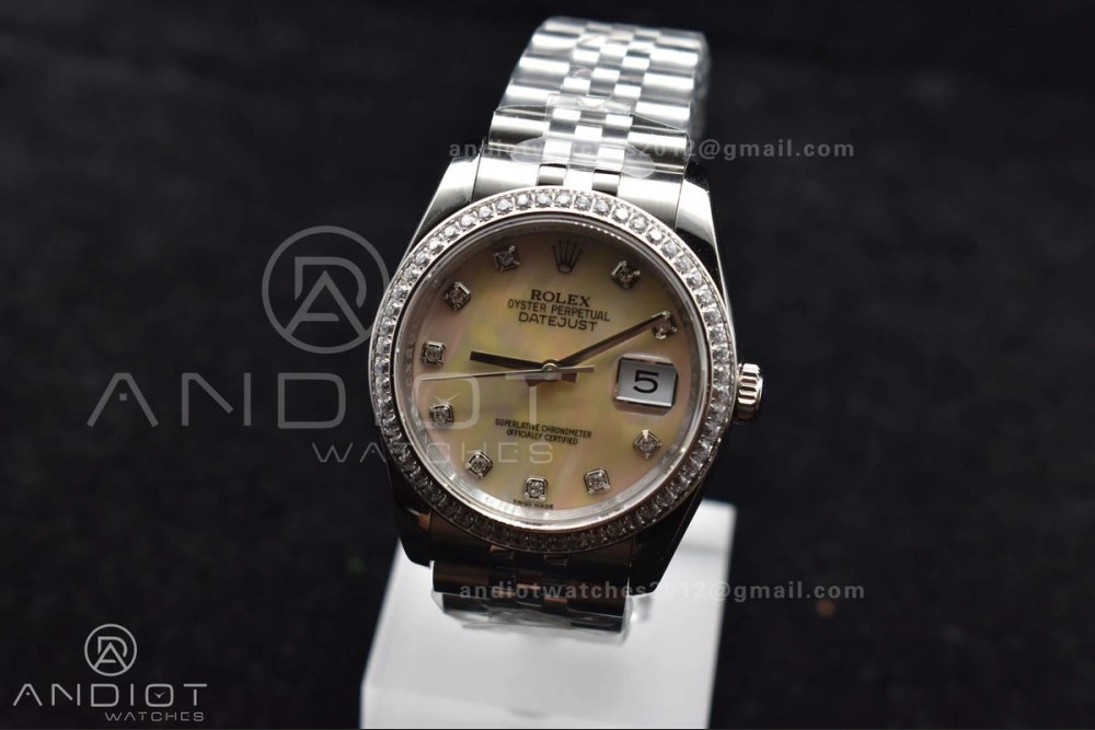 EasyMatch DateJust 36 SS BPF 1:1 Best Edition 316F Steel Oyster Dial On Jubilee Bracelet A 579