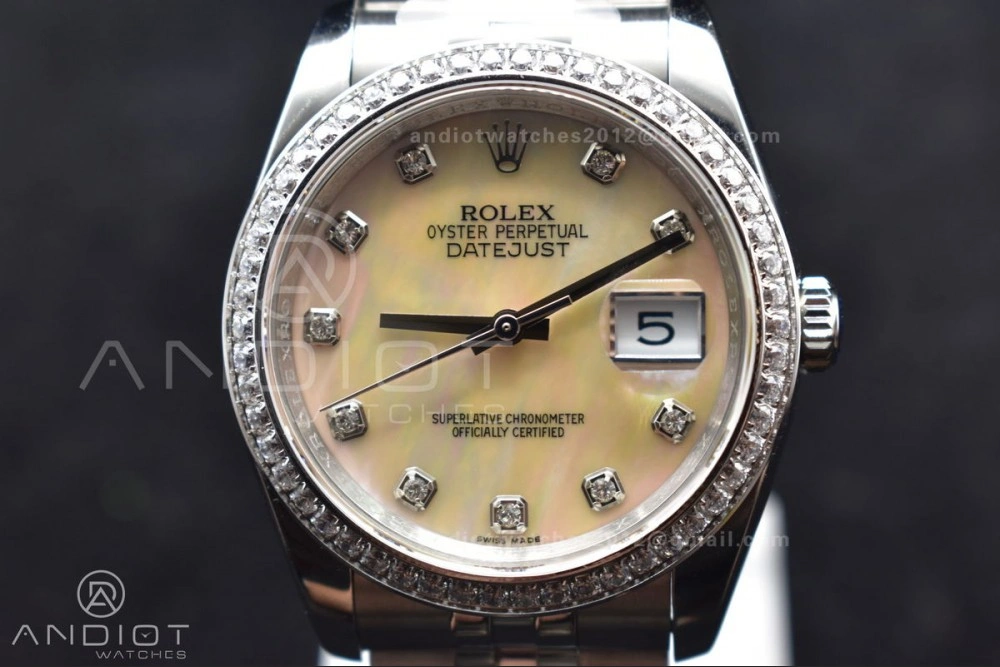 EasyMatch DateJust 36 SS BPF 1:1 Best Edition 316F Steel Oyster Dial On Jubilee Bracelet A 579