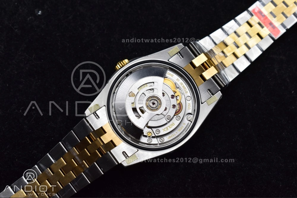 OnTrend DateJust 36 SS RG 126231 VSF 1:1 Best Edition 904L Steel Gray Dial Green Roman Marker on Jubilee Bracelet VS 578