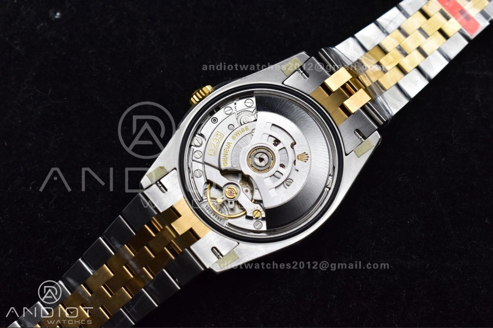 OnTrend DateJust 36 SS RG 126231 VSF 1:1 Best Edition 904L Steel Gray Dial Green Roman Marker on Jubilee Bracelet VS 578