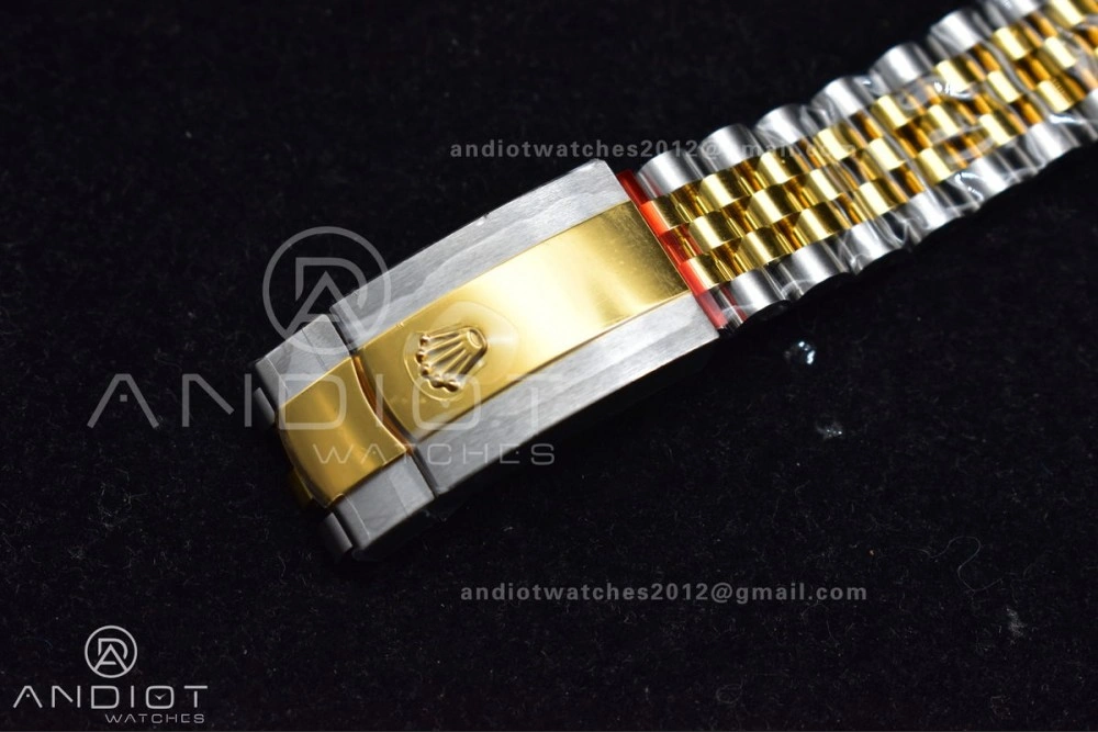 Comfortable DateJust 36 SS YG 126231 VSF 1:1 Best Edition 904L Steel Gold Textured Dial on Jubilee Bracelet VS 592
