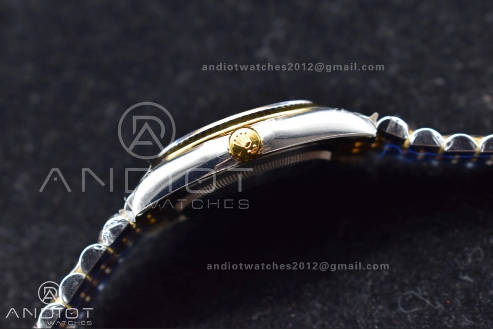 Comfortable DateJust 36 SS YG 126231 VSF 1:1 Best Edition 904L Steel Gold Textured Dial on Jubilee Bracelet VS 592