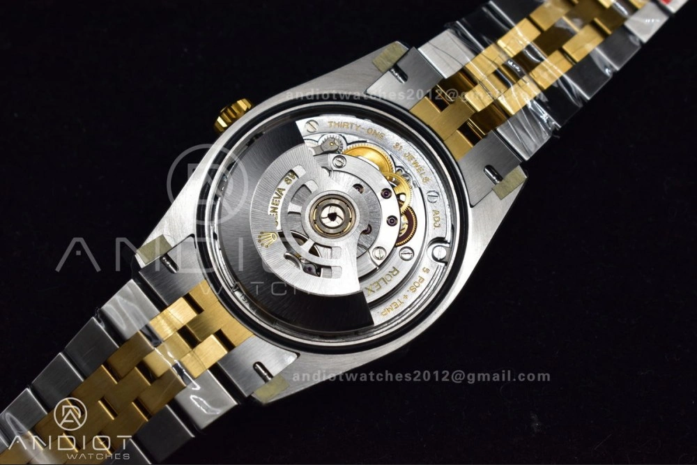 Comfortable DateJust 36 SS YG 126231 VSF 1:1 Best Edition 904L Steel Gold Textured Dial on Jubilee Bracelet VS 592