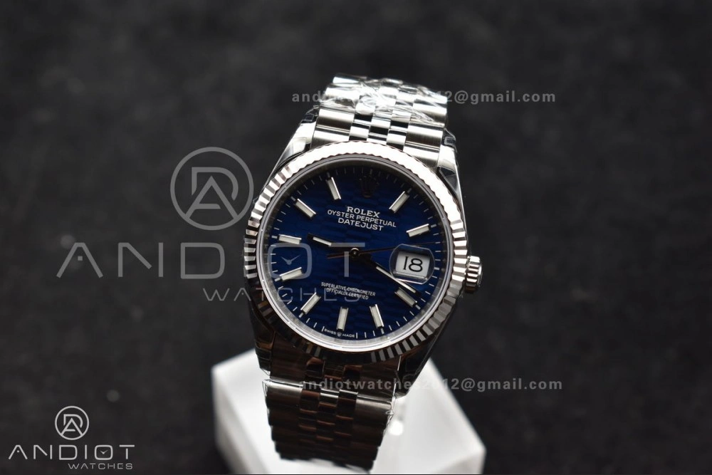 DateJust 36mm 126234 904L SS VSF 1:1 Best Edition Blue Checked Dial on Jubilee Bracelet VS DailyWear 583