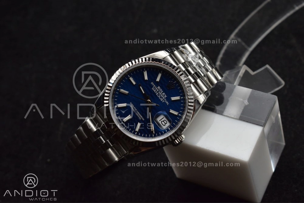 DateJust 36mm 126234 904L SS VSF 1:1 Best Edition Blue Checked Dial on Jubilee Bracelet VS DailyWear 583