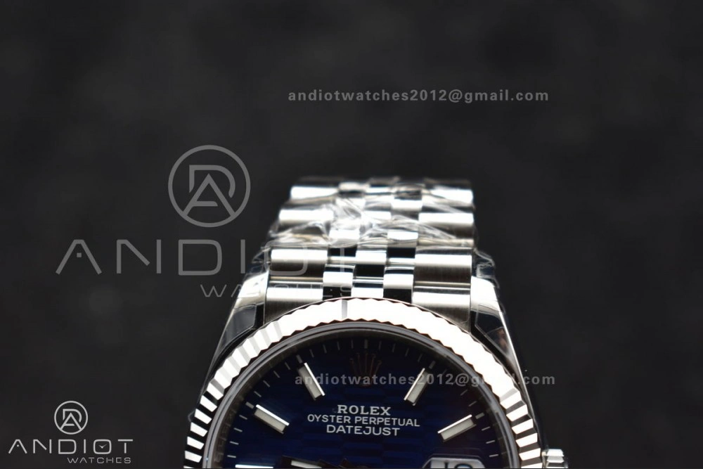 DateJust 36mm 126234 904L SS VSF 1:1 Best Edition Blue Checked Dial on Jubilee Bracelet VS DailyWear 583