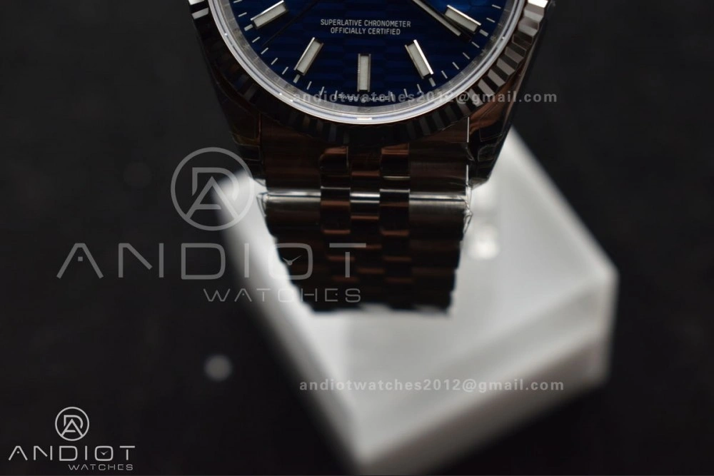 DateJust 36mm 126234 904L SS VSF 1:1 Best Edition Blue Checked Dial on Jubilee Bracelet VS DailyWear 583