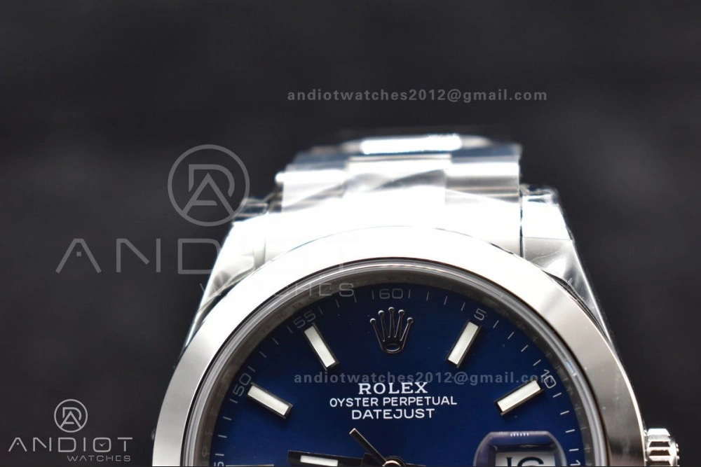 WeatherProof DateJust 41 126300 904L SS VSF 1:1 Best Edition Blue Dial on Oyster Bracelet VS 584