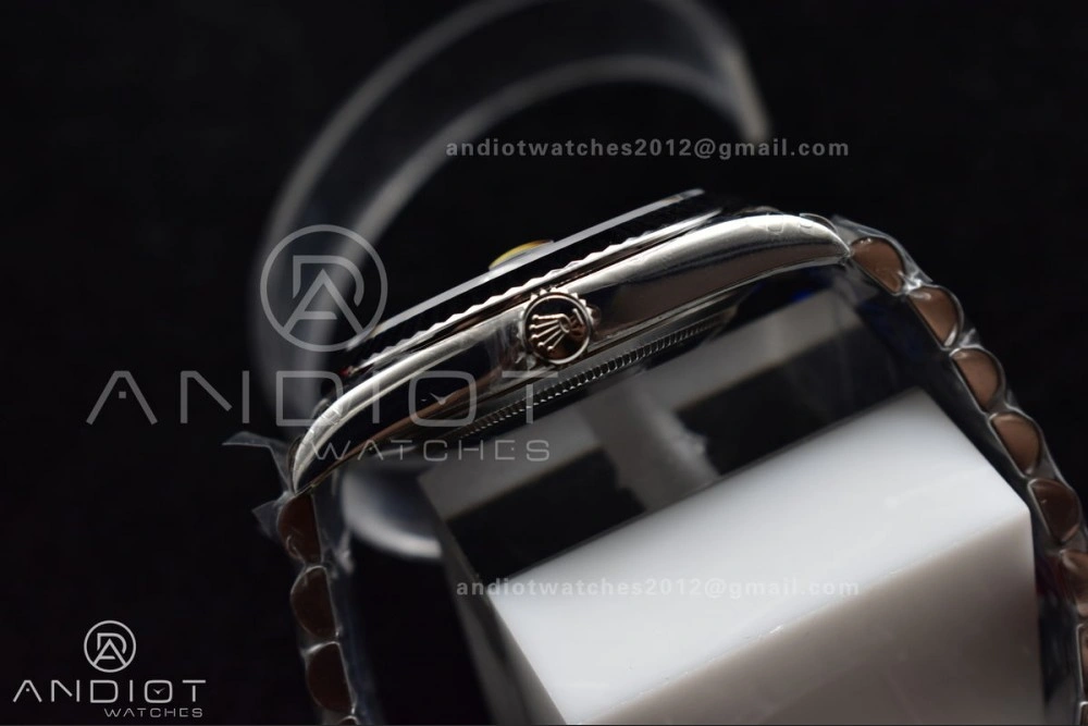 Sporty DateJust 41 126330 904L SS VSF 1:1 Best Edition Gray Dial Green Roman on Jubilee Bracelet VS 585