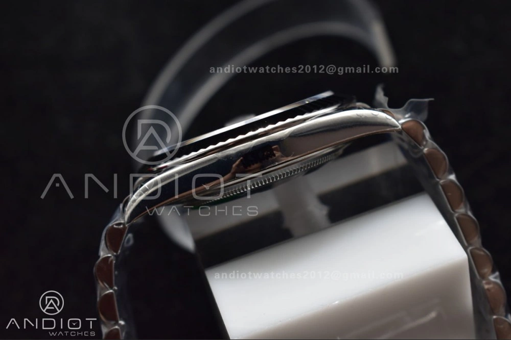 Sporty DateJust 41 126330 904L SS VSF 1:1 Best Edition Gray Dial Green Roman on Jubilee Bracelet VS 585
